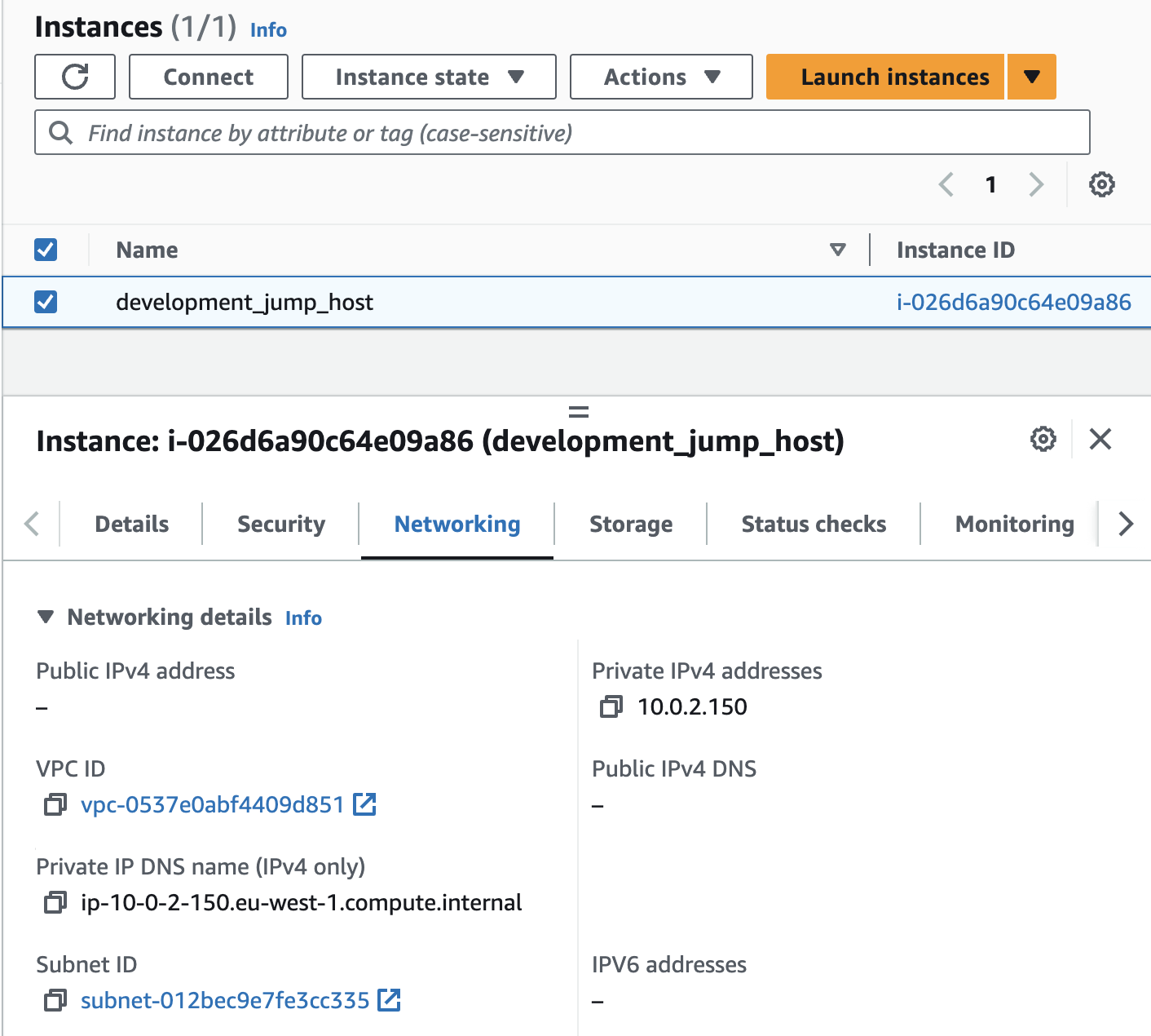 ec2 console