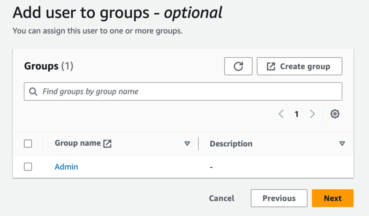 Add User to Groups